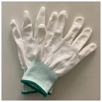 Găng tay phòng sạch sợi Polyester loại không phủ PU